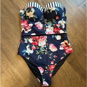 Floral One piece swimsuit